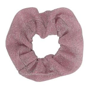BOGO Stretchy Pink Sparkly Scrunchies